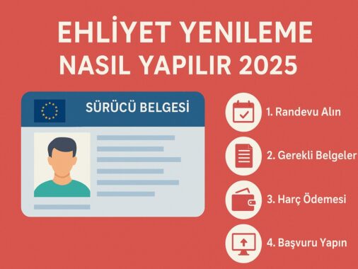 Ehliyet yenileme nasıl yapılır 2025