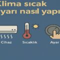 Klima sıcak ayarı nasıl yapılır